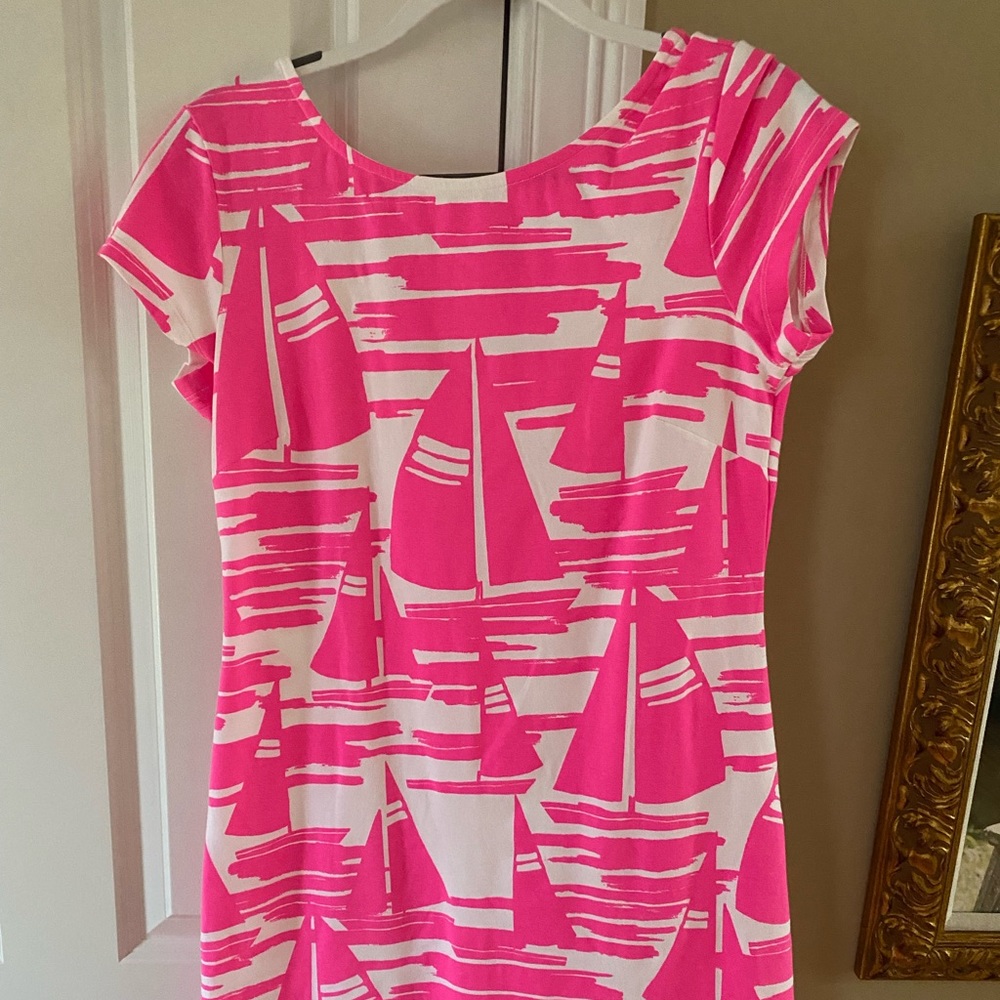 Mahi Gold Hot Pink Dress
